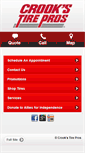 Mobile Screenshot of crookstirepros.com
